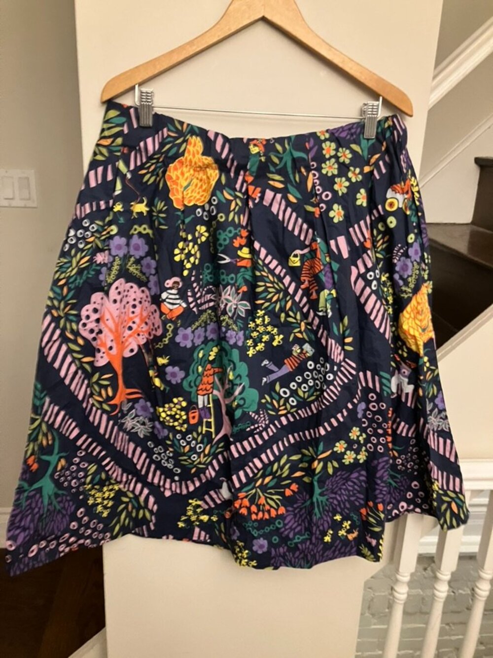 Lesley Evers Print Skirt